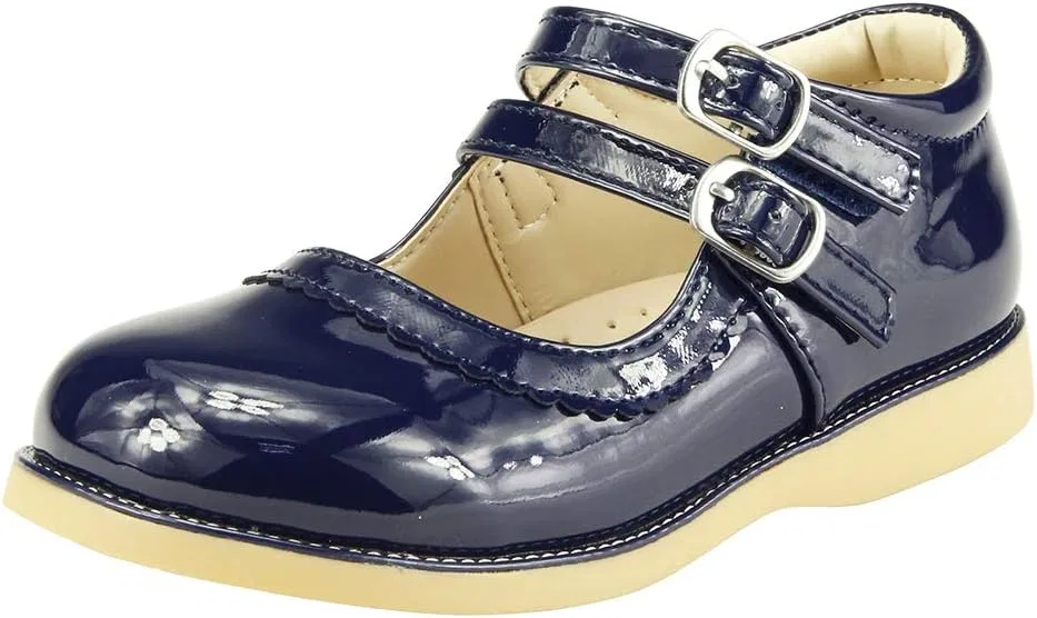 Детские туфли Мэри Джейн для девочек The Doll Maker, Glossy Navy Blue