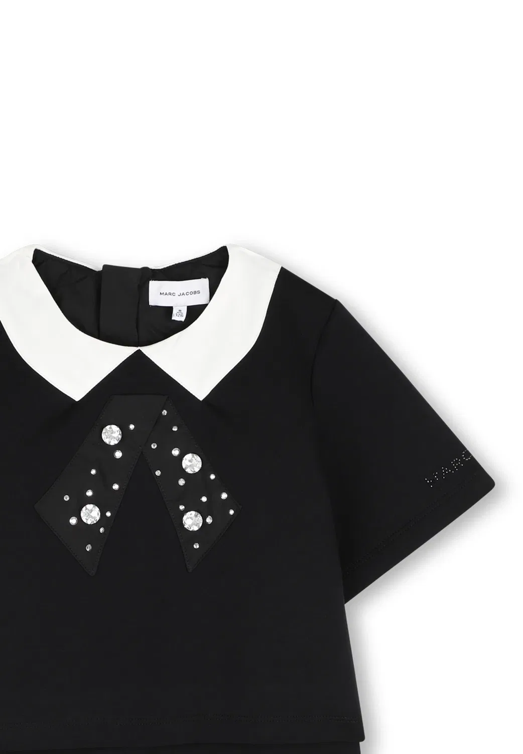 Robe manches Courtes - платье из джерси Marc Jacobs Kids, Black — фото 3