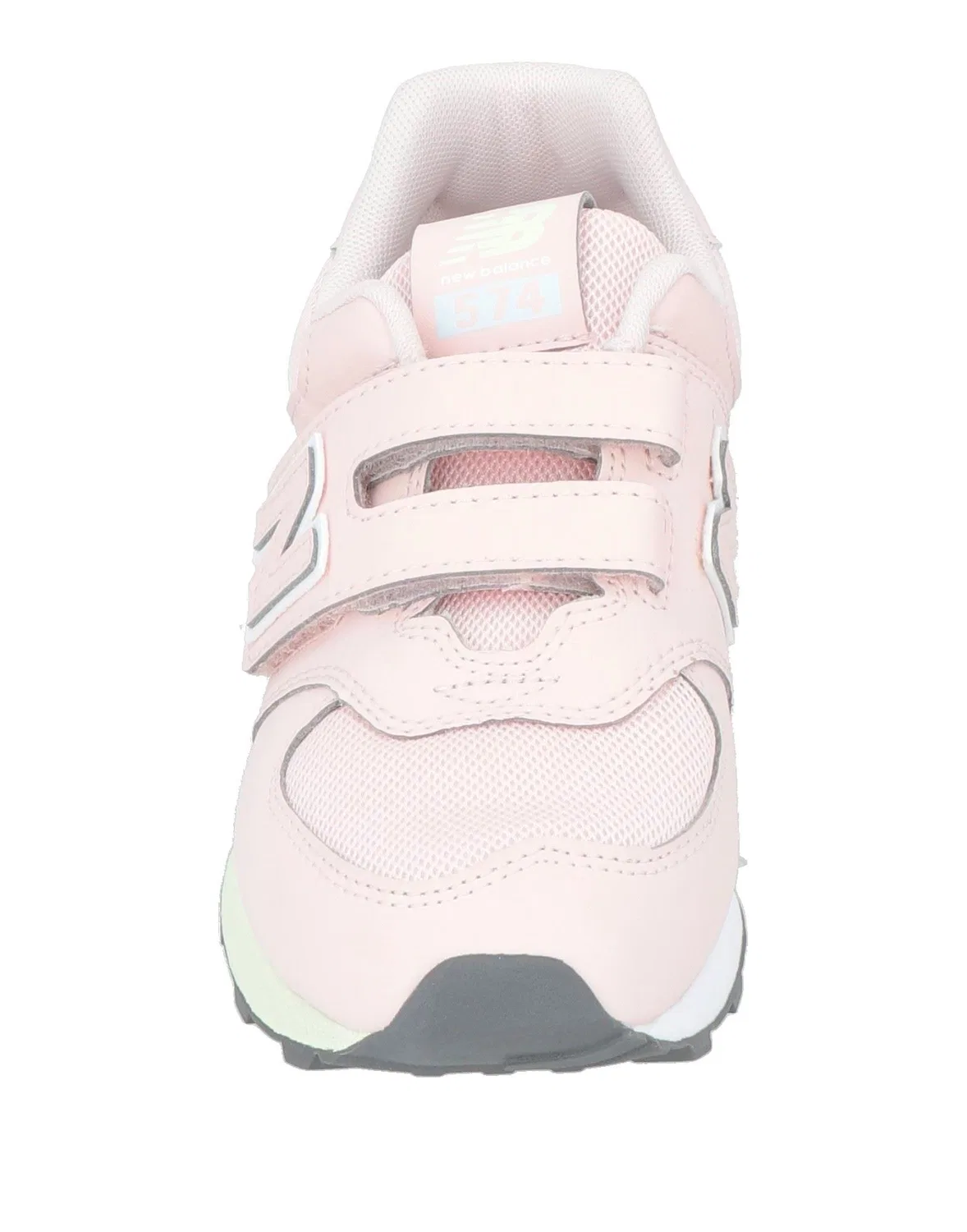 Детские кроссовки для девочек на липучках New Balance, Light Pink — фото 4