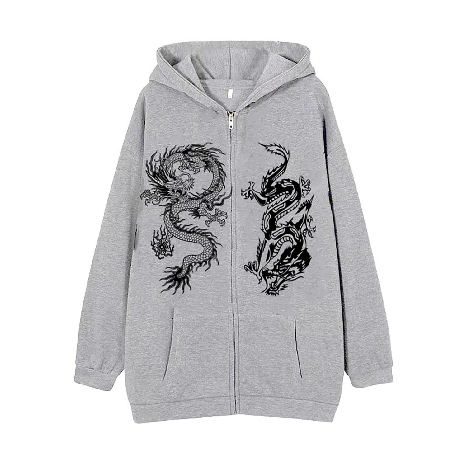 Мужское худи с принтом Oversized Zip Hoodie, Gy3