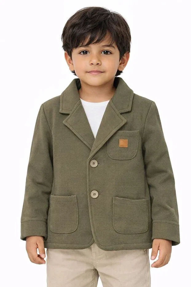 Детский блейзер для девочек с длинным рукавом Nanica Kids, Khaki