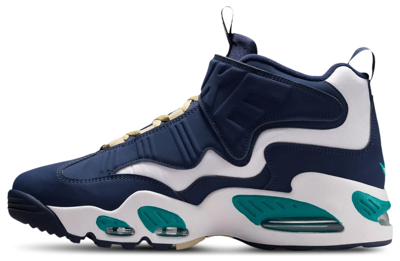 Детские кроссовки для мальчиков Nike Air Griffey Max 1, Navy/Team Gold — фото 2