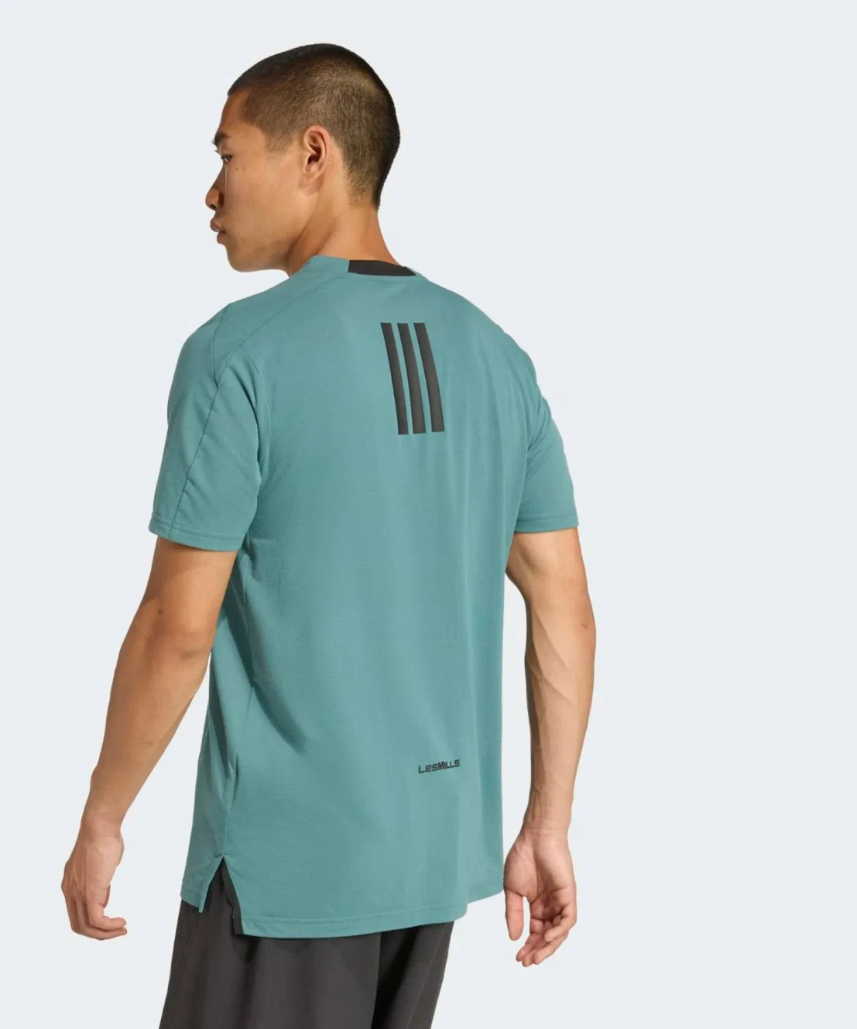 Мужская футболка с принтом Les Mills Adidas, Green — фото 2