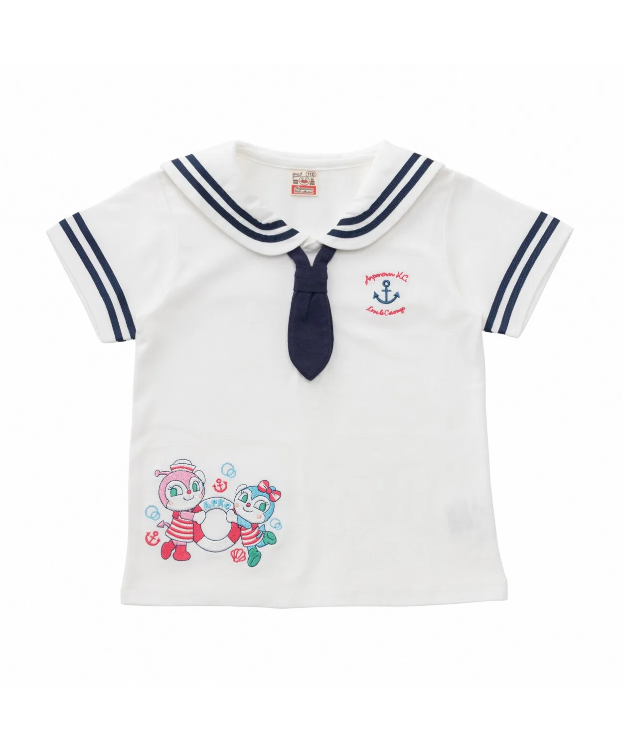 Детская футболка с морским принтом Докин и Кокин ANPANMAN KIDS COLLECTION, Pink — фото 3