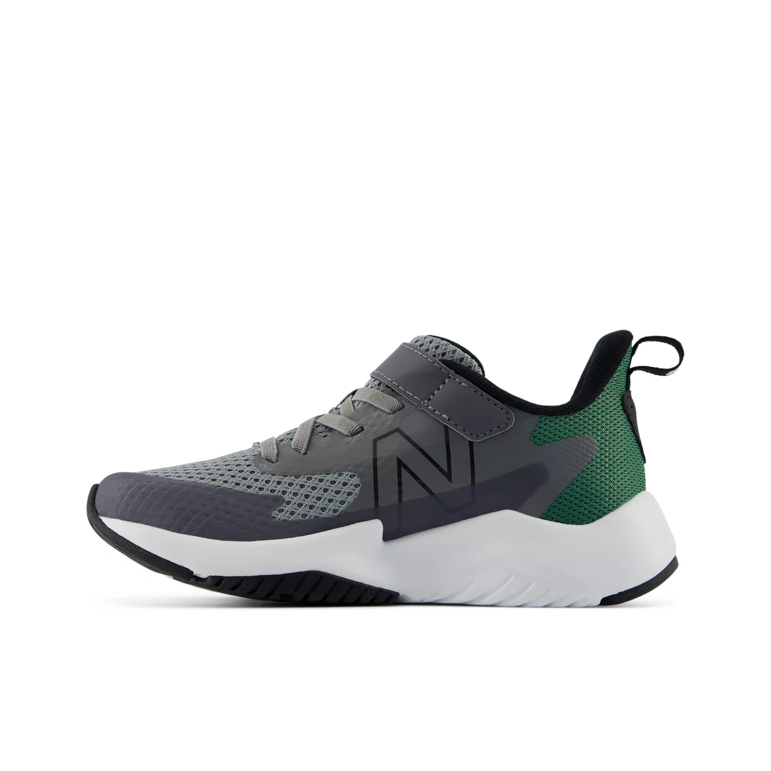 Детские кроссовки с дышащей сеткой RAV v2 Hook & Loop New Balance, Castlerock With Slate Grey And Outfield — фото 3