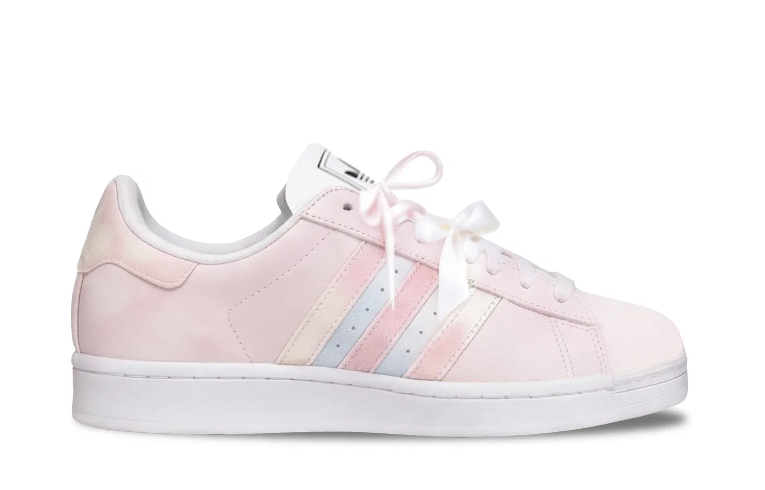 Детские кастомные кроссовки с рисунком Sweet Pink, Adidas Originals, Pink — фото 4