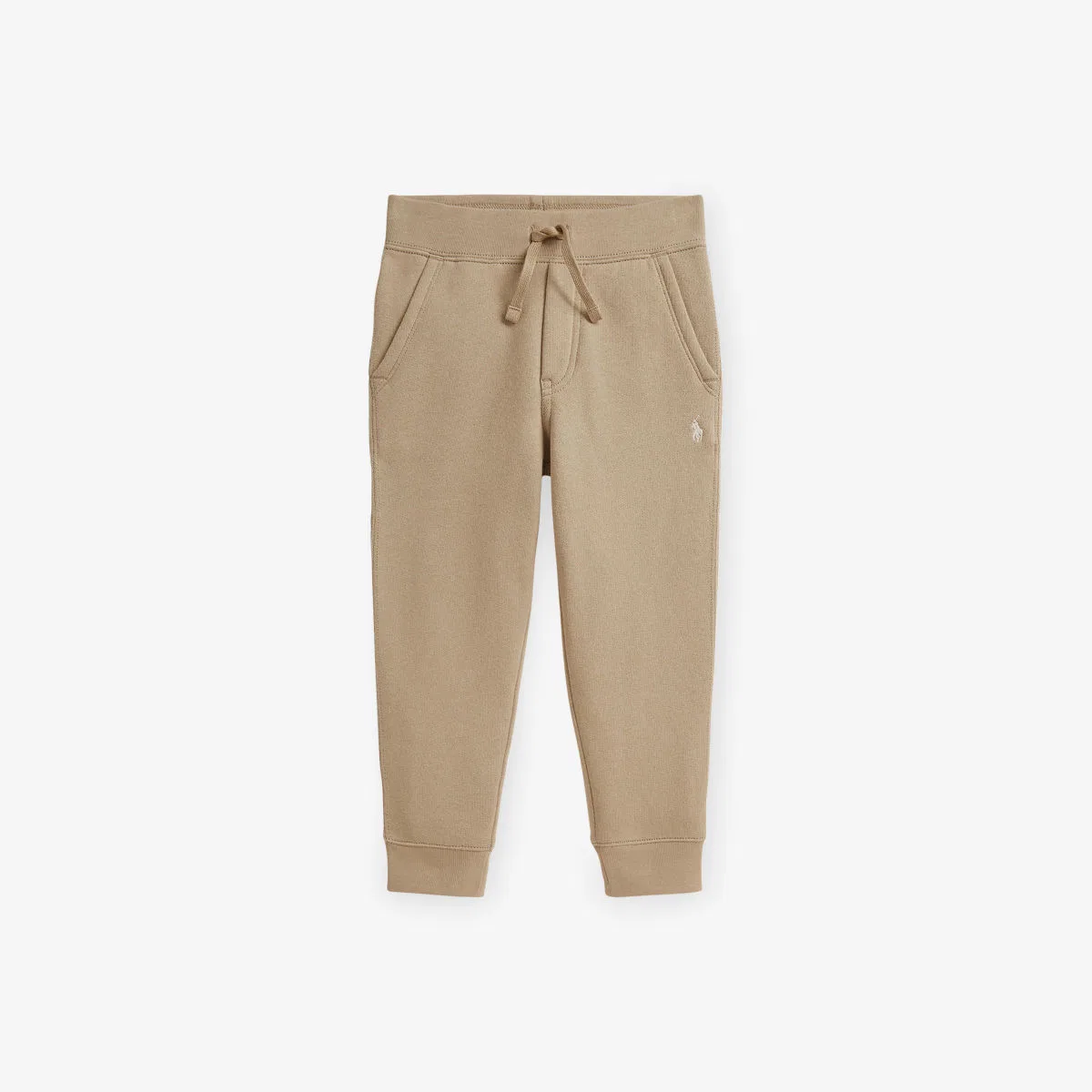 Детские спортивные штаны из хлопкового флиса Polo Ralph Lauren, хаки