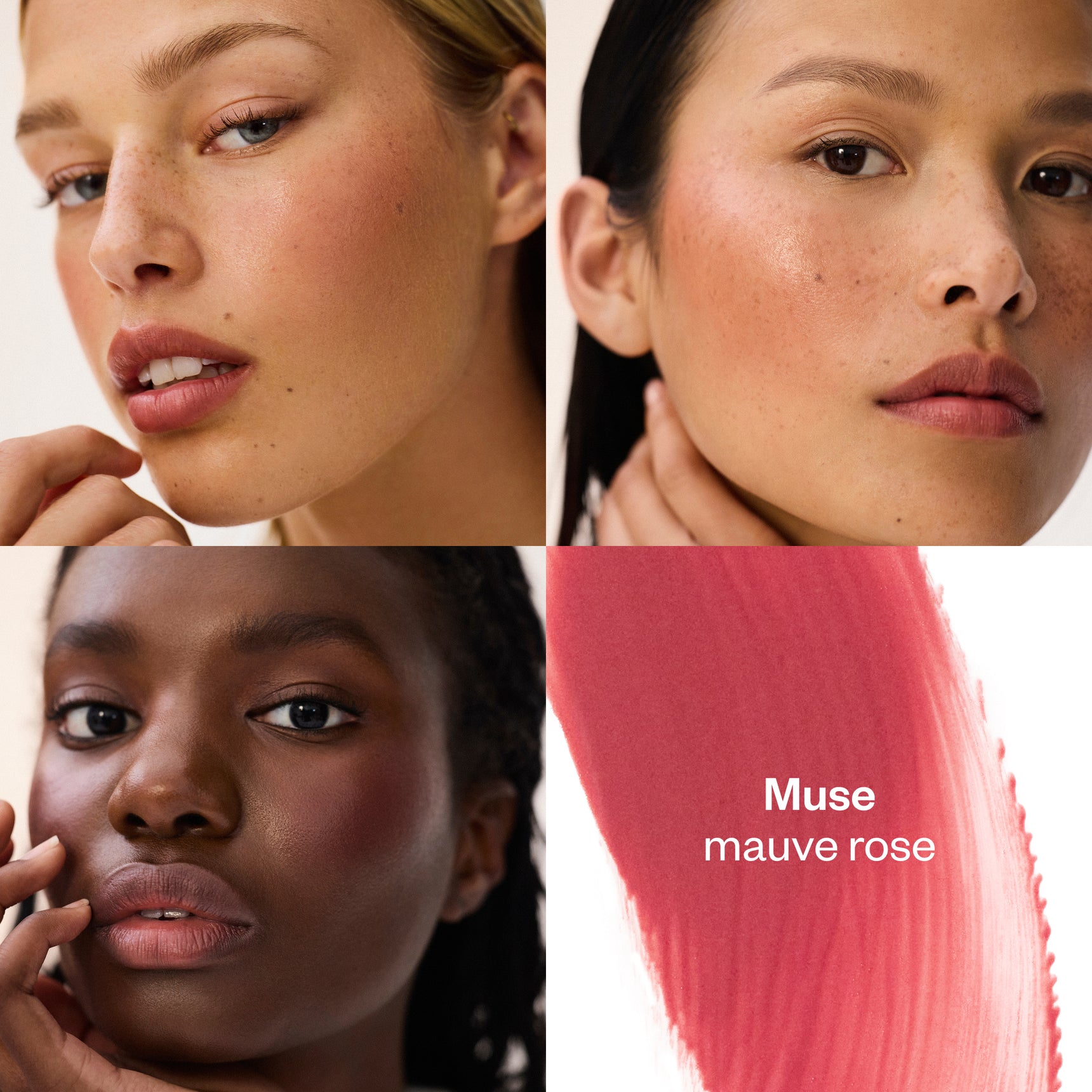Кремовые румяна для щек и губ Kosas Impressionist Multistick, Muse (Mauve Rose), 5.5 г — фото 3
