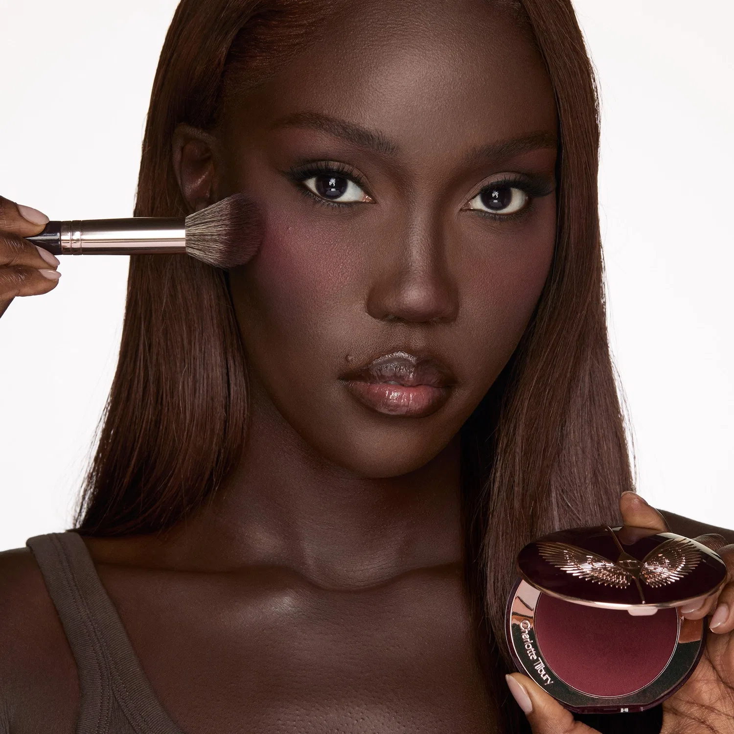 Румяна с эффектом аэрографа Airbrush Flawless Blush Blur Charlotte Tilbury, Forbidden Cherry — фото 3