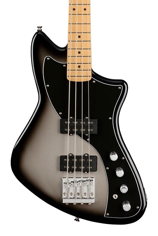 

Fender Player Plus Active Meteora Bass, кленовый гриф, Silverburst