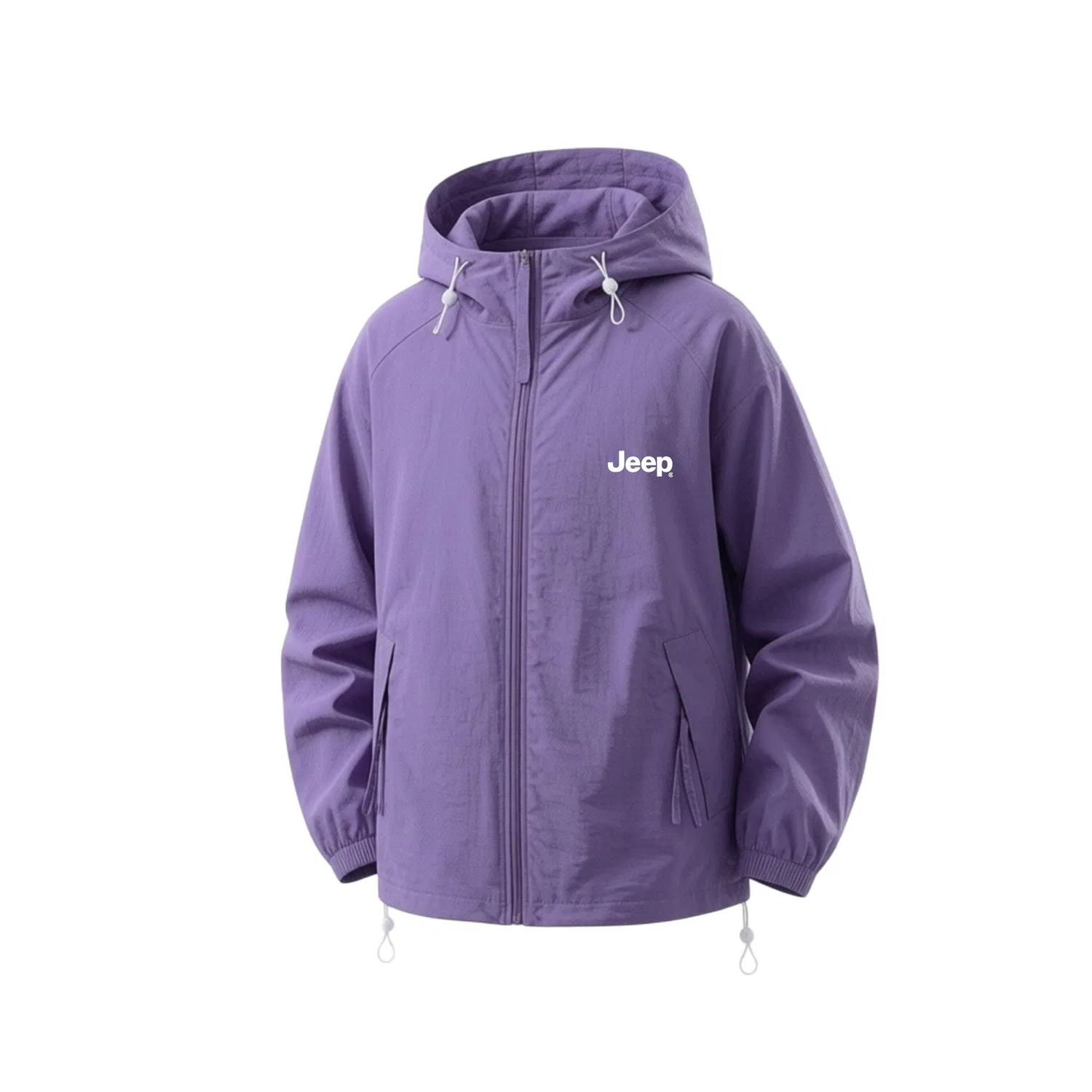 Детская ветровка с капюшоном, тонкая, прямого кроя, Jeep, Purple