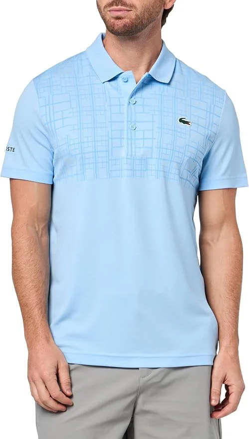 Футболка Lacoste Novak Djokovic Polo, спортивная теннисная, мужская