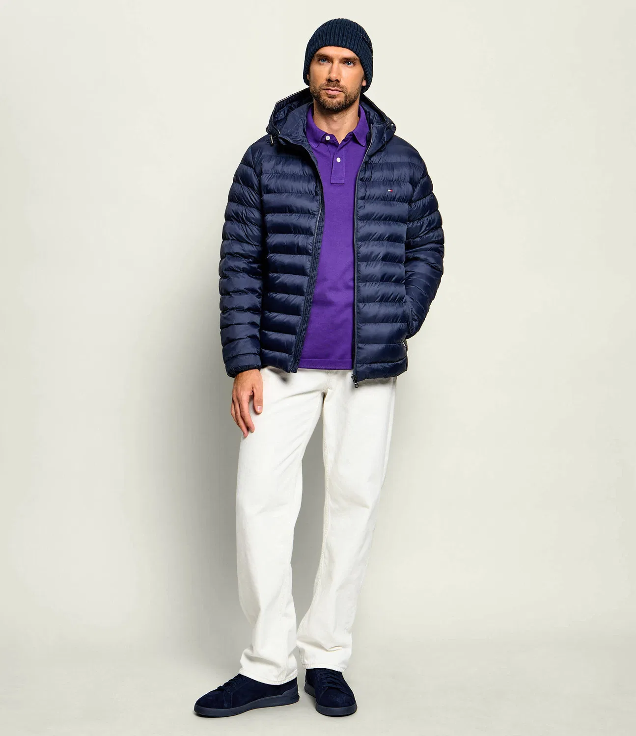 Куртка демисезонная Tommy Hilfiger, темно-синий — фото 2