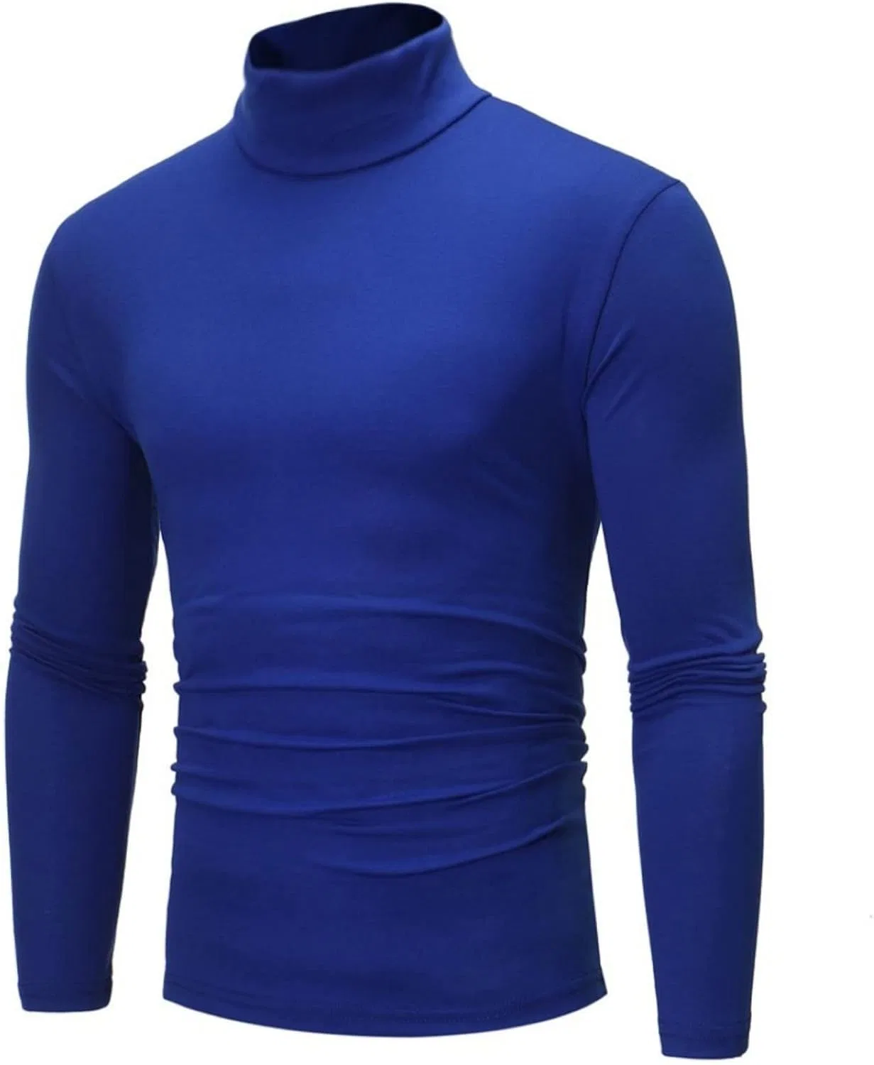 Мужская утепленная водолазка с длинным рукавом, Blue