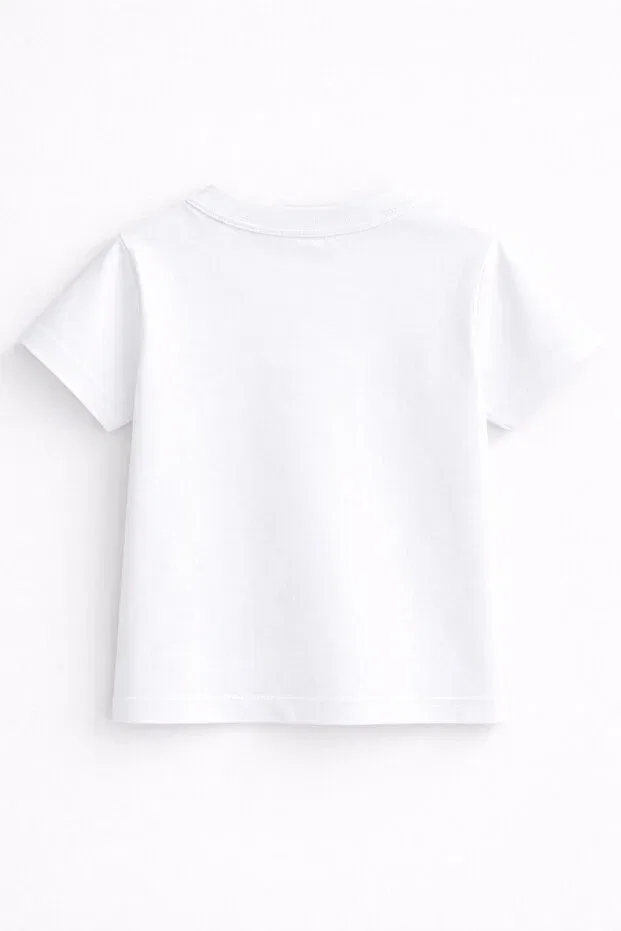 Детская футболка для девочек с принтом Free Spirit Horse Rabona Fashion, White — фото 2