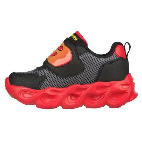 Детские полуботинки на липучке Thermo Flash Flame Flow Skechers, Schwarz — фото 4
