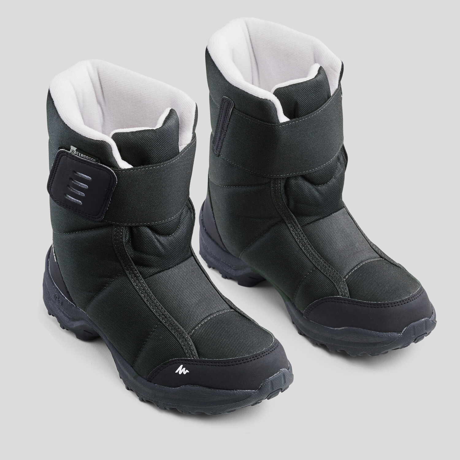 Снегоступы детские Quechua SH100 X-Warm водонепроницаемые, черный — фото 3
