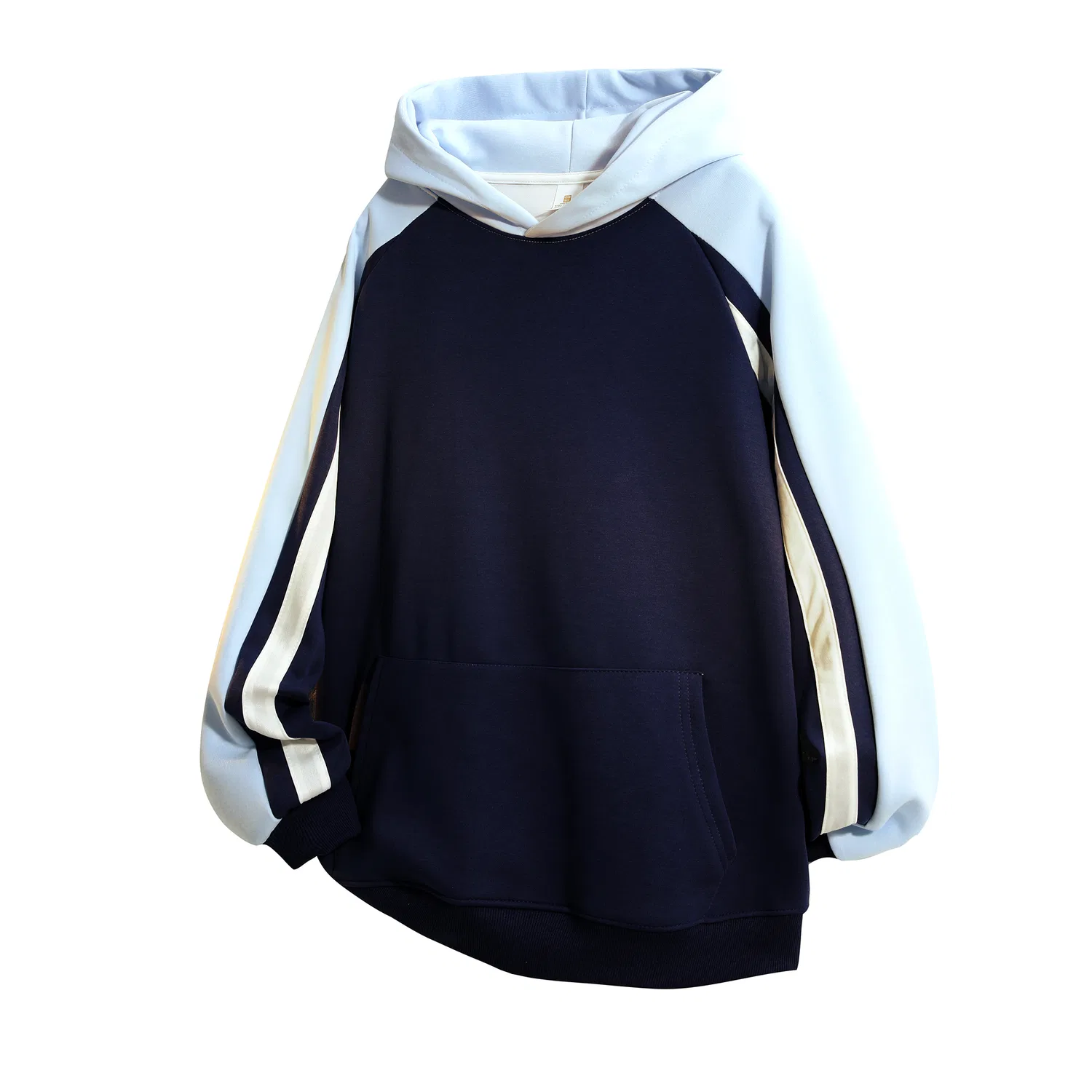 Детская толстовка с начесом Light Blue & White Gray GWAF