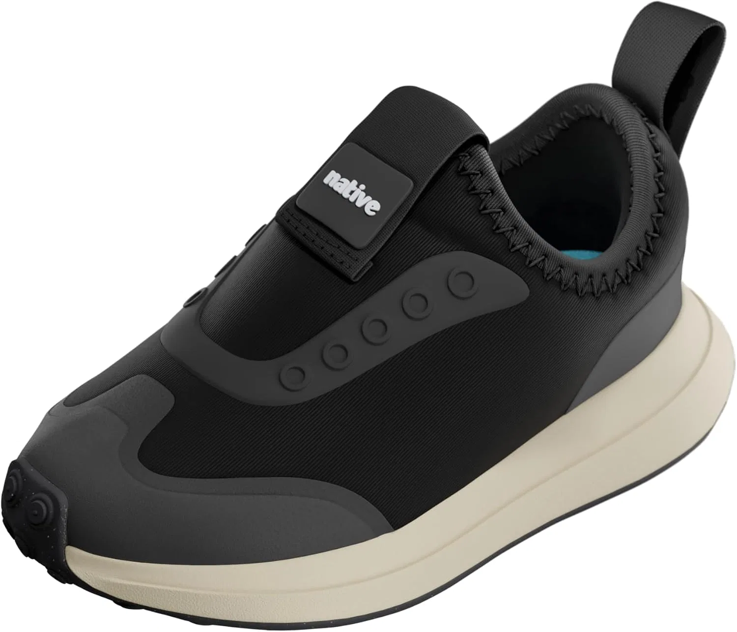Детские кроссовки Robbie Dash Native Shoes, Jiffy Black/Tapioca Off White/Jiffy Black — фото 2