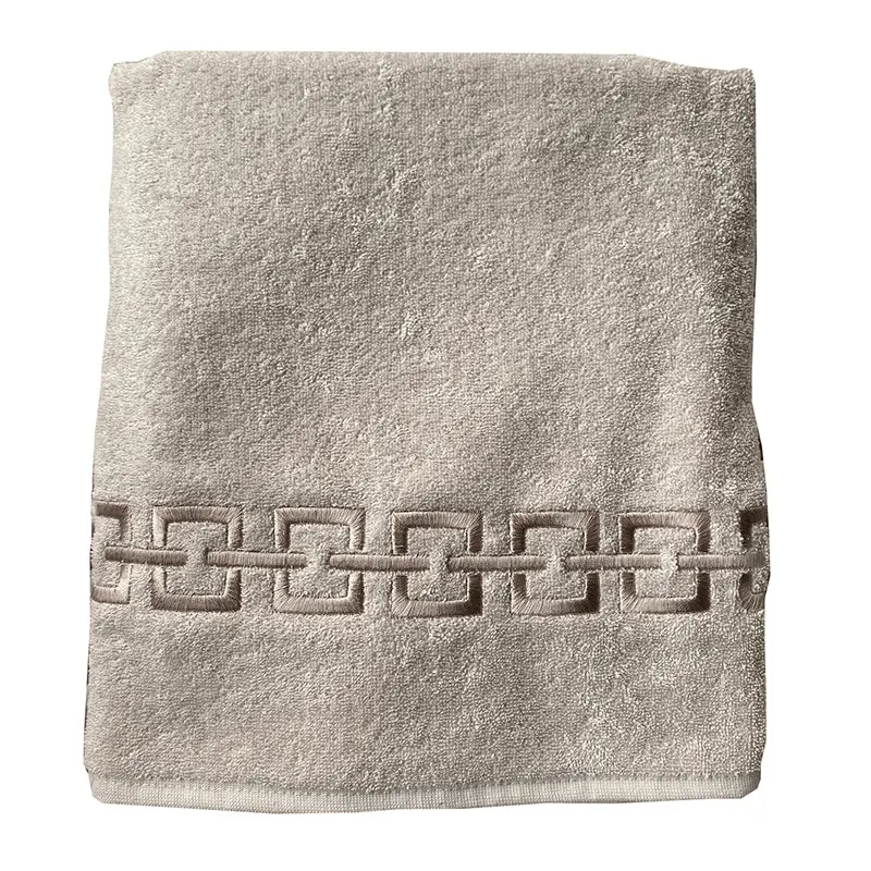 

Полотенце Re Sole Chain Bath 95x145, светло-серый
