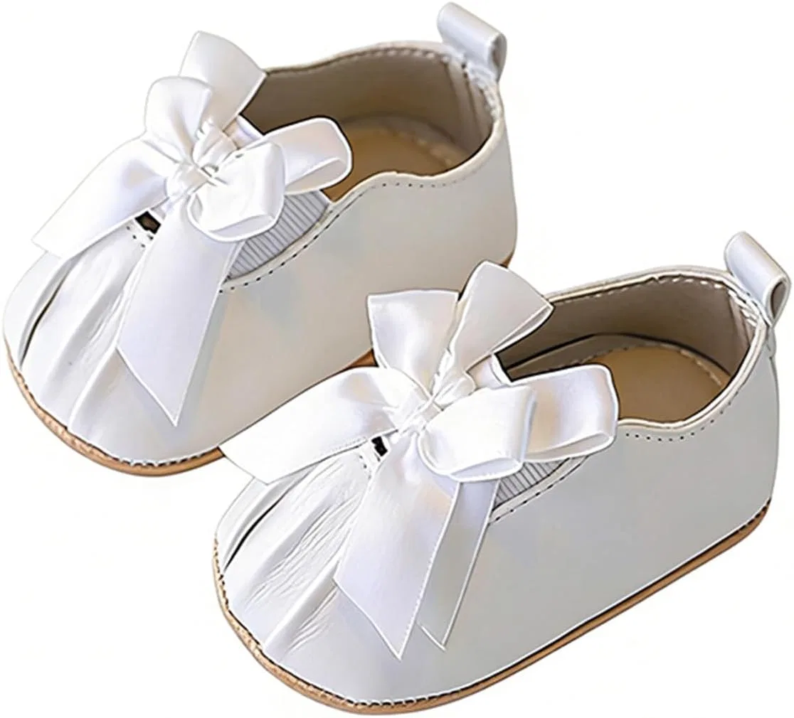 Детские туфли Мэри Джейн для девочек с бантами WaiHeikki, White