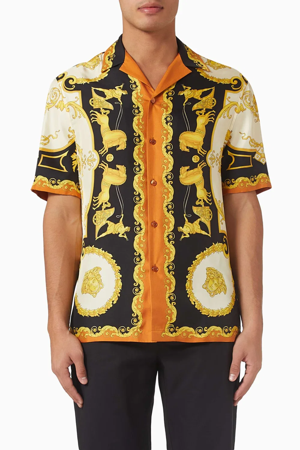 Рубашка с принтом Hall of Heroes Versace