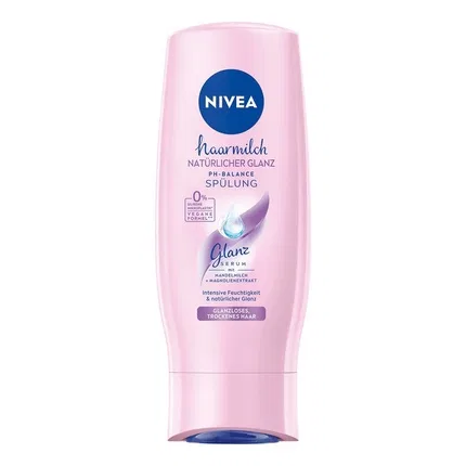 Кондиционер для волос мягкий NIVEA Hair Milk Natural Shine, 200 мл