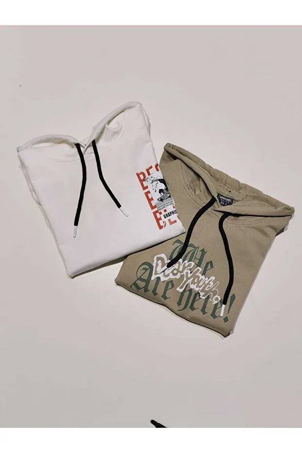 Детское худи для мальчиков хлопковое Cc Design, White