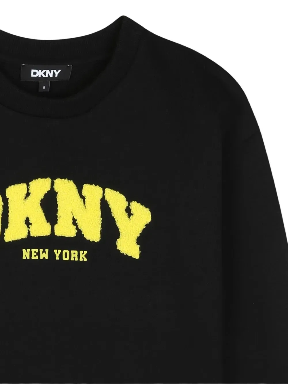 Свитшот с логотипом Dkny Kids, черный — фото 3