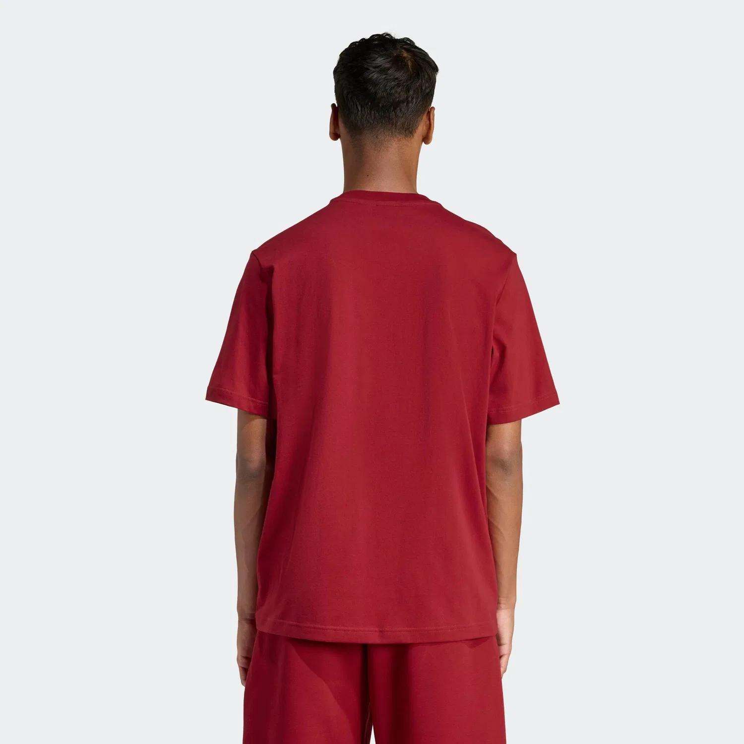 Детская футболка свободного кроя с 3-полосным логотипом Adidas Sportswear, Active Maroon — фото 2
