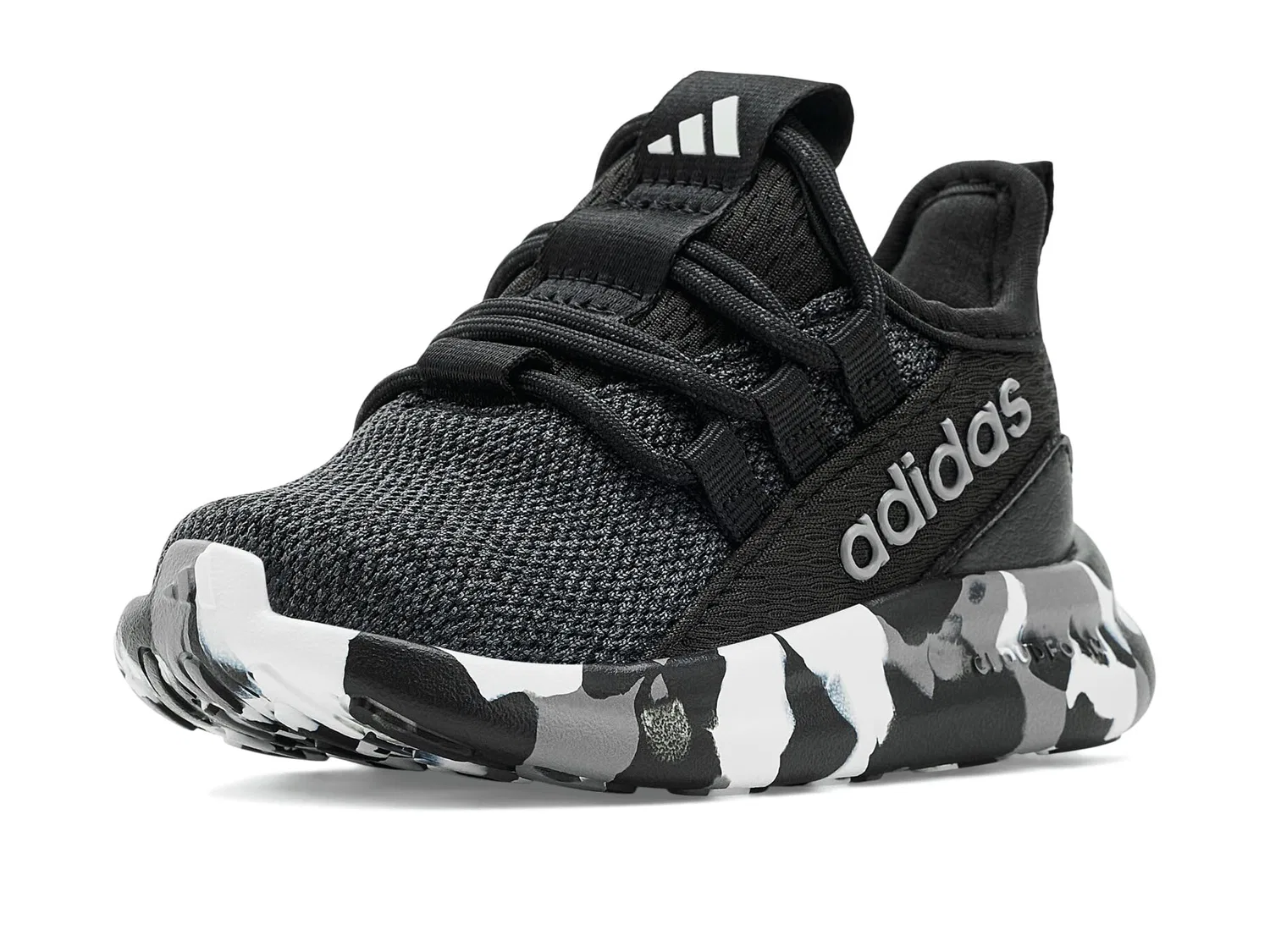 Кроссовки Lite Racer Adapt 8.0 (для младенцев и малышей) Adidas Kids, Black/Grey/Carbon — фото 2