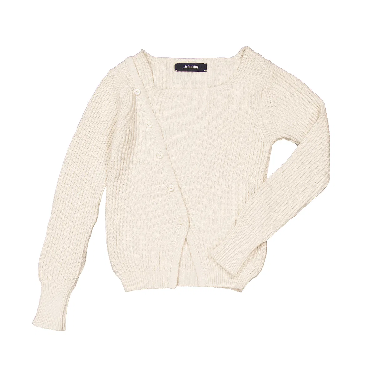Свитер с ребристой вязкой Le Maile Pau Jacquemus, Beige