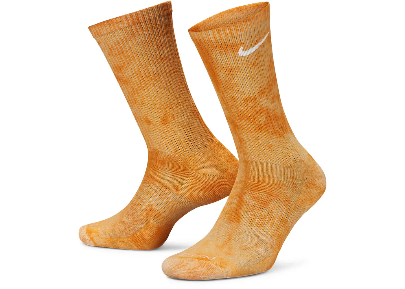 Детские носки с усиленной амортизацией Nike Everyday Plus Cushioned Crew Socks, Kumquat/Canvas/White