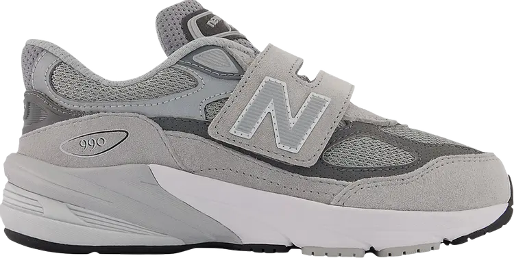 

Кроссовки New Balance 990v6 Hook & Loop Little Kid 'Castlerock', серый