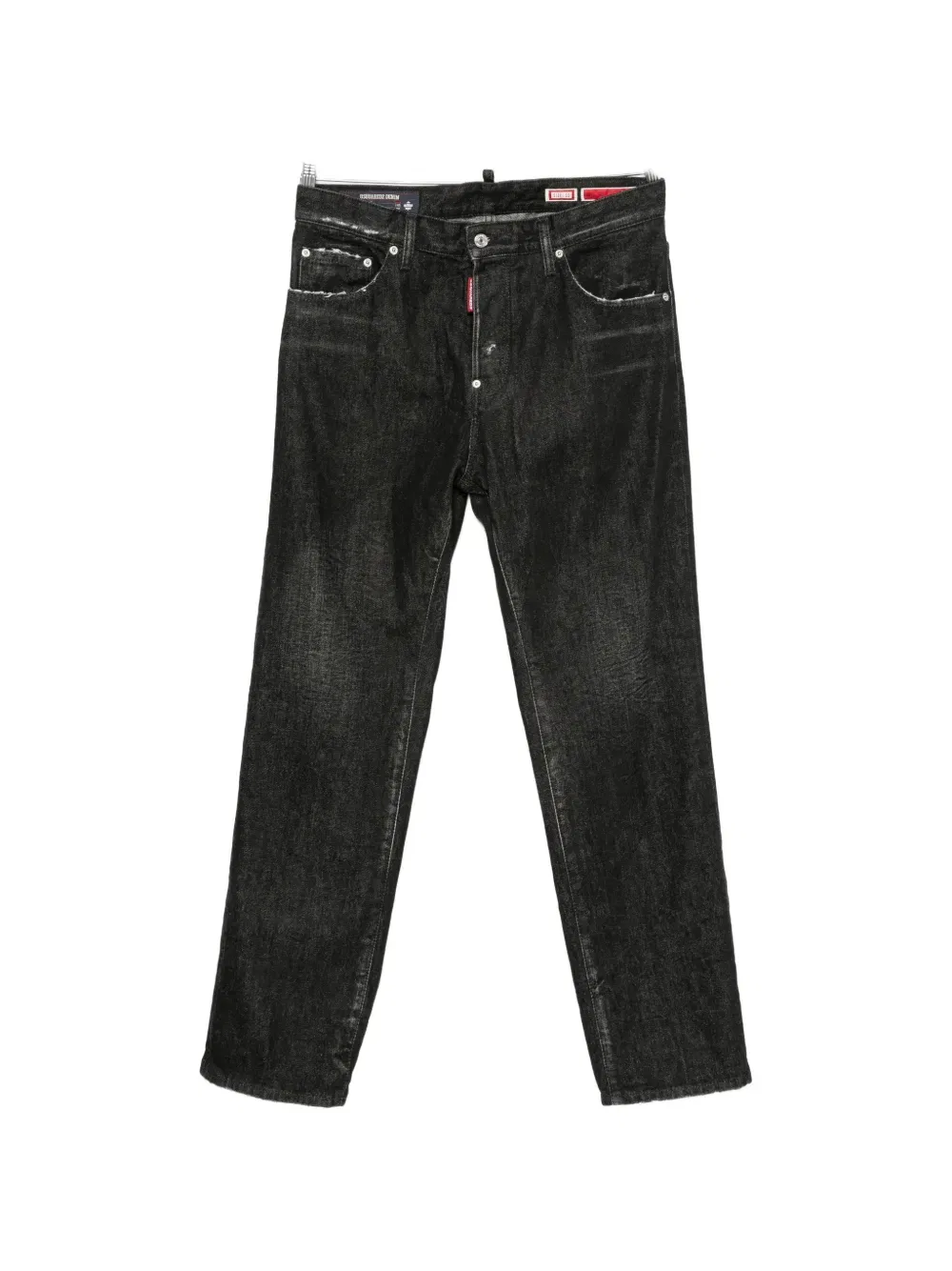 Джинсы прямые Dsquared2, черный