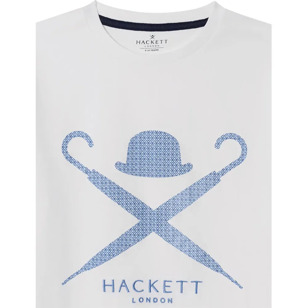 Футболка с коротким рукавом Diamond Logo Hackett, белый — фото 3
