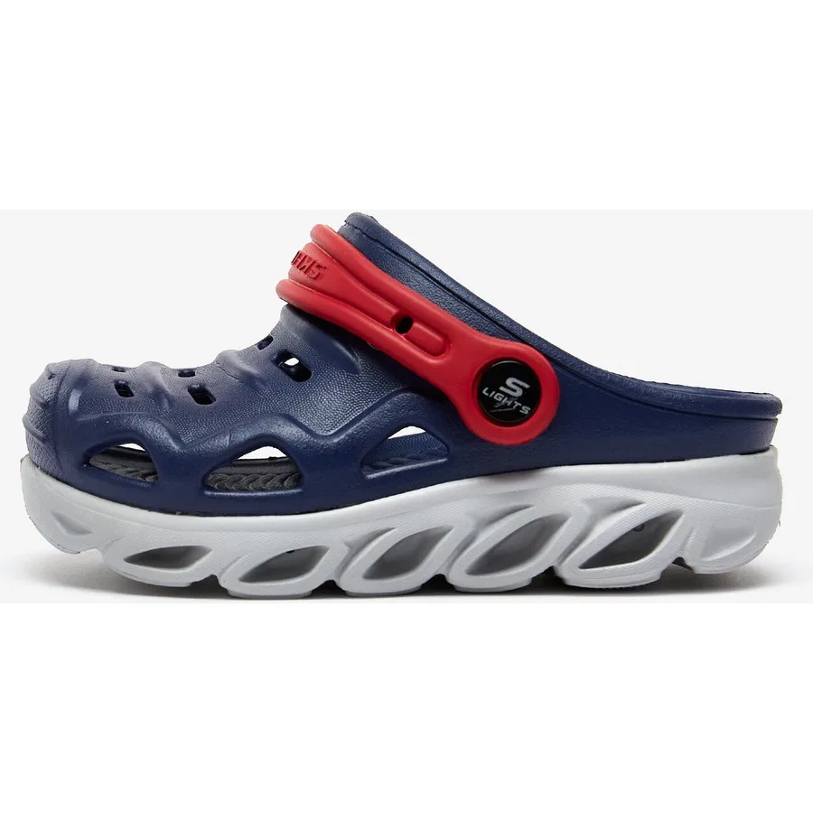 Детские сандалии с подсветкой Skechers, Темно-синий