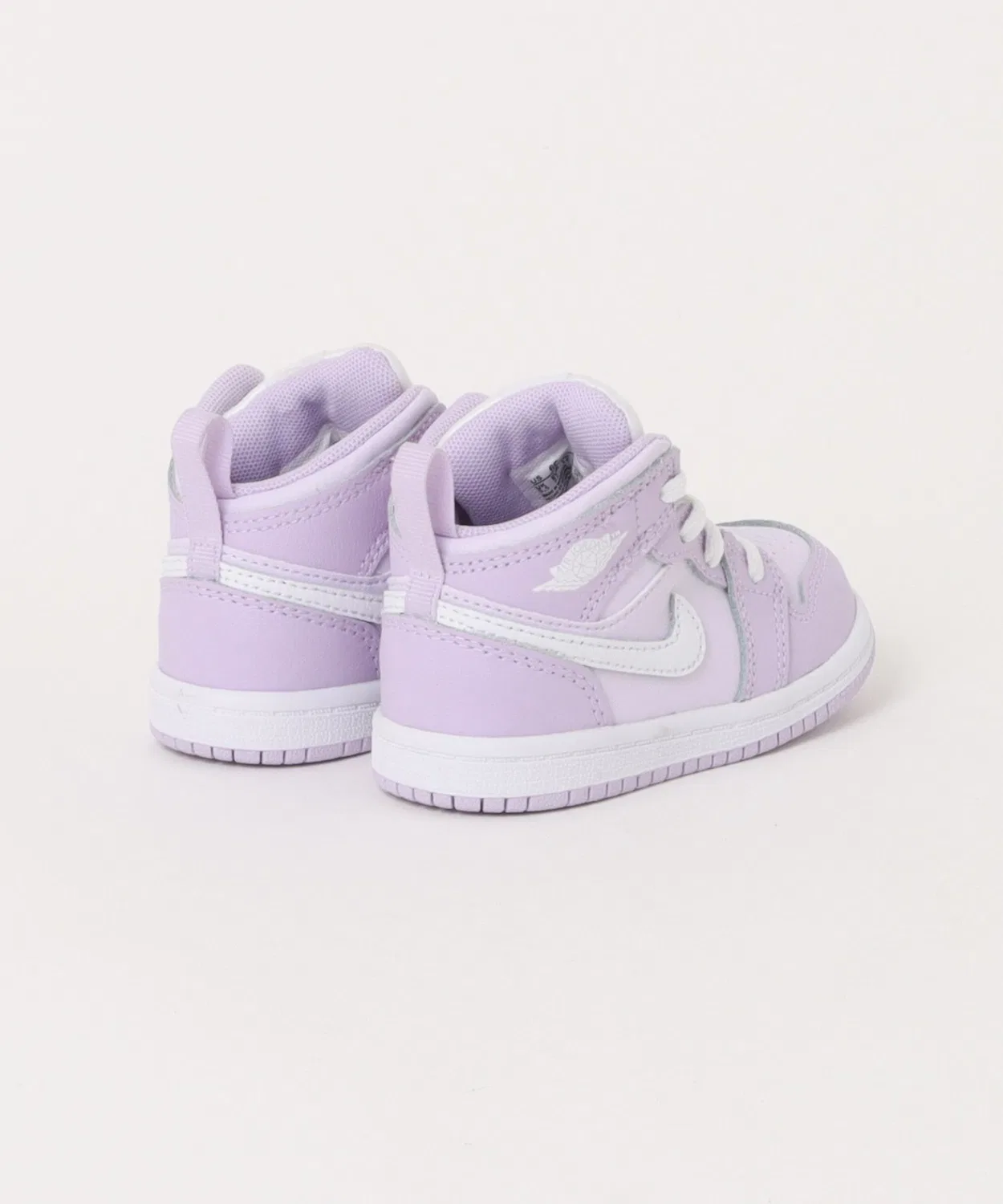 Детские кроссовки с мид-катом Jordan 1 Mid TD Viomis/White JORDAN BRAND, Purple — фото 2
