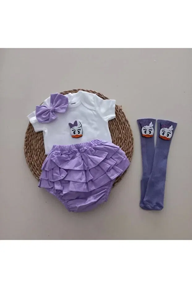 Детские носки для девочек с оборками Babette Socks Grande Home, Lilac
