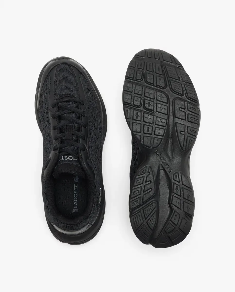 Унисекс молодежные спортивные кроссовки Storm 96 2K Lite белого цвета Lacoste, черный — фото 2