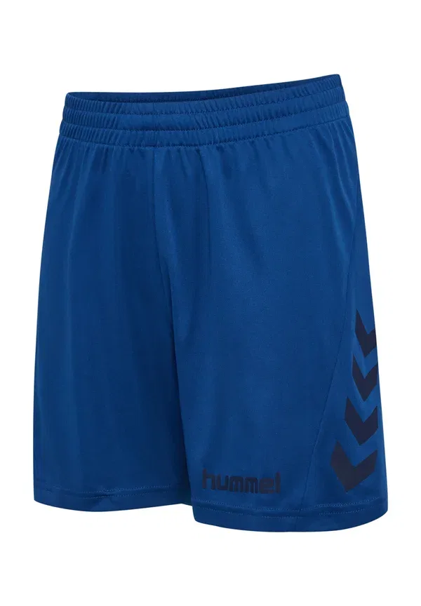Детский комплект Hmlpromo унисекс - футболка с принтом Hummel, синий — фото 4