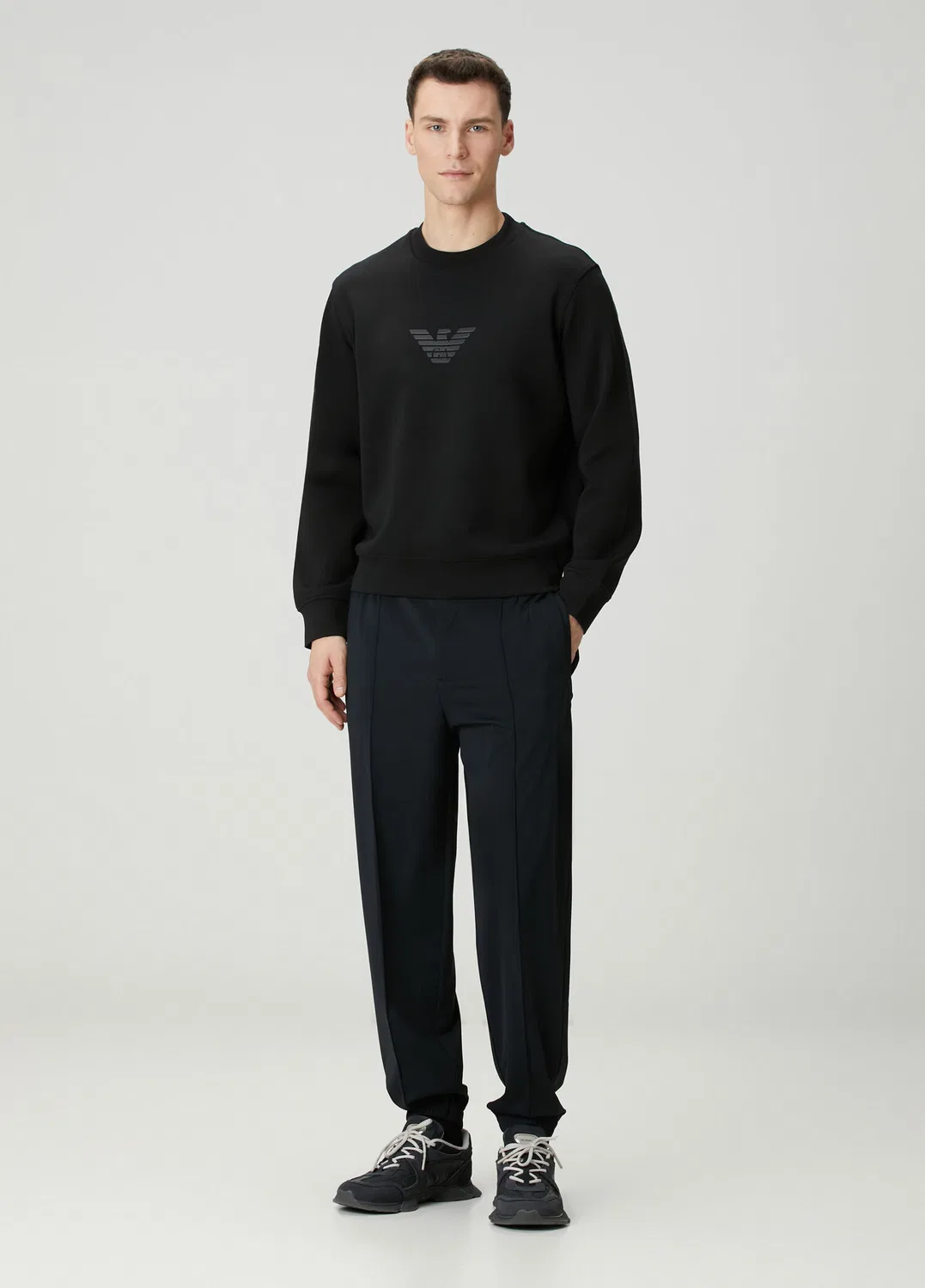 Джоггеры на шнурке Emporio Armani, black