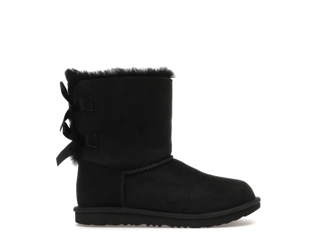 Детские ботинки с бантом UGG Bailey Bow II Boot, Black