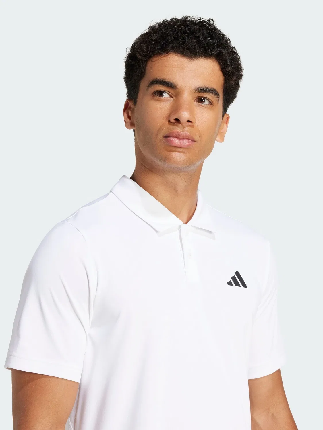 Поло для тенниса Club adidas, белый — фото 3