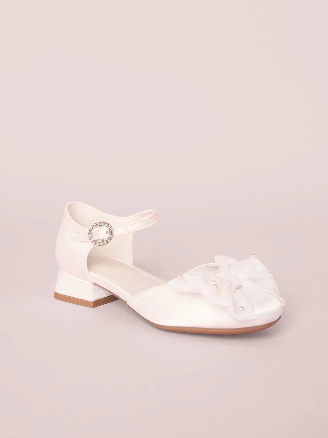 Босоножки на каблуке с бантом Lipsy, белые — фото 3