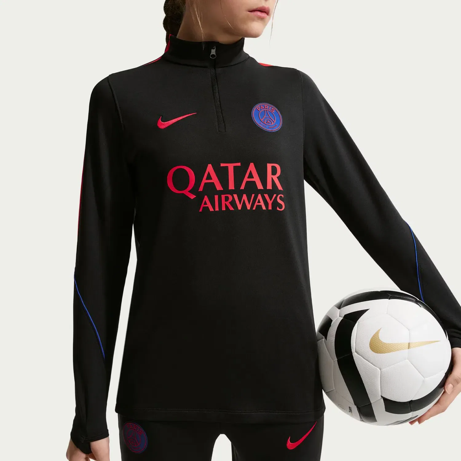 Детская футболка для мальчиков с длинным рукавом Nike, Negro