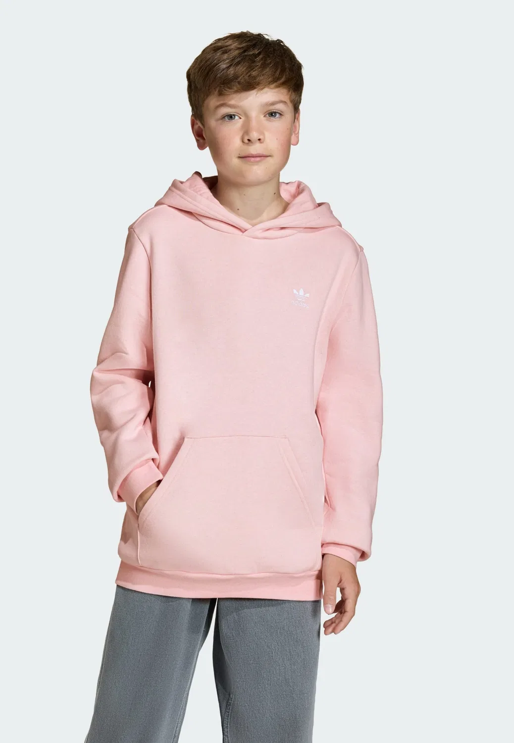 Толстовка Adidas Originals Essentials в розовом цвете — фото 3