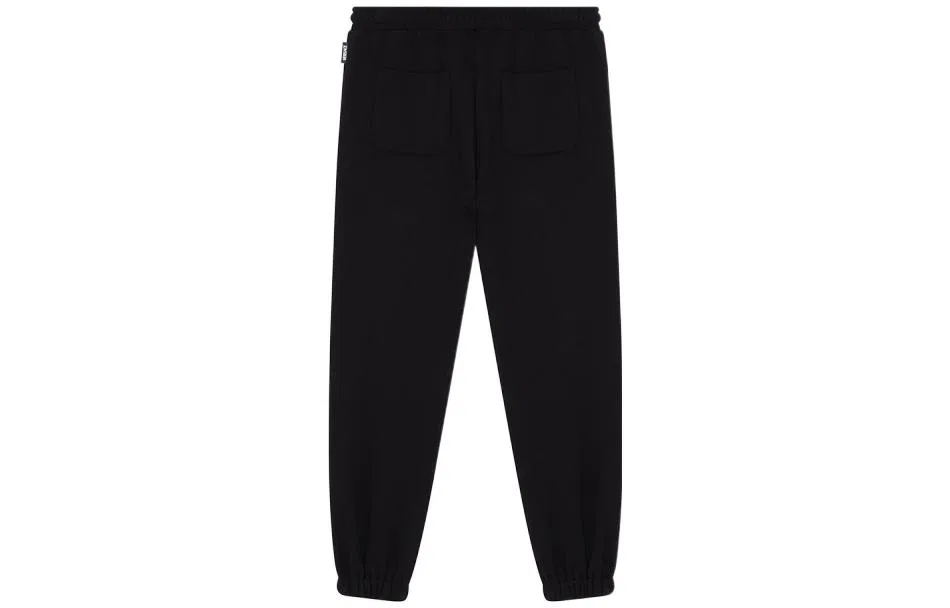 Женские спортивные штаны из трикотажа с принтом VERSACE, Black — фото 3