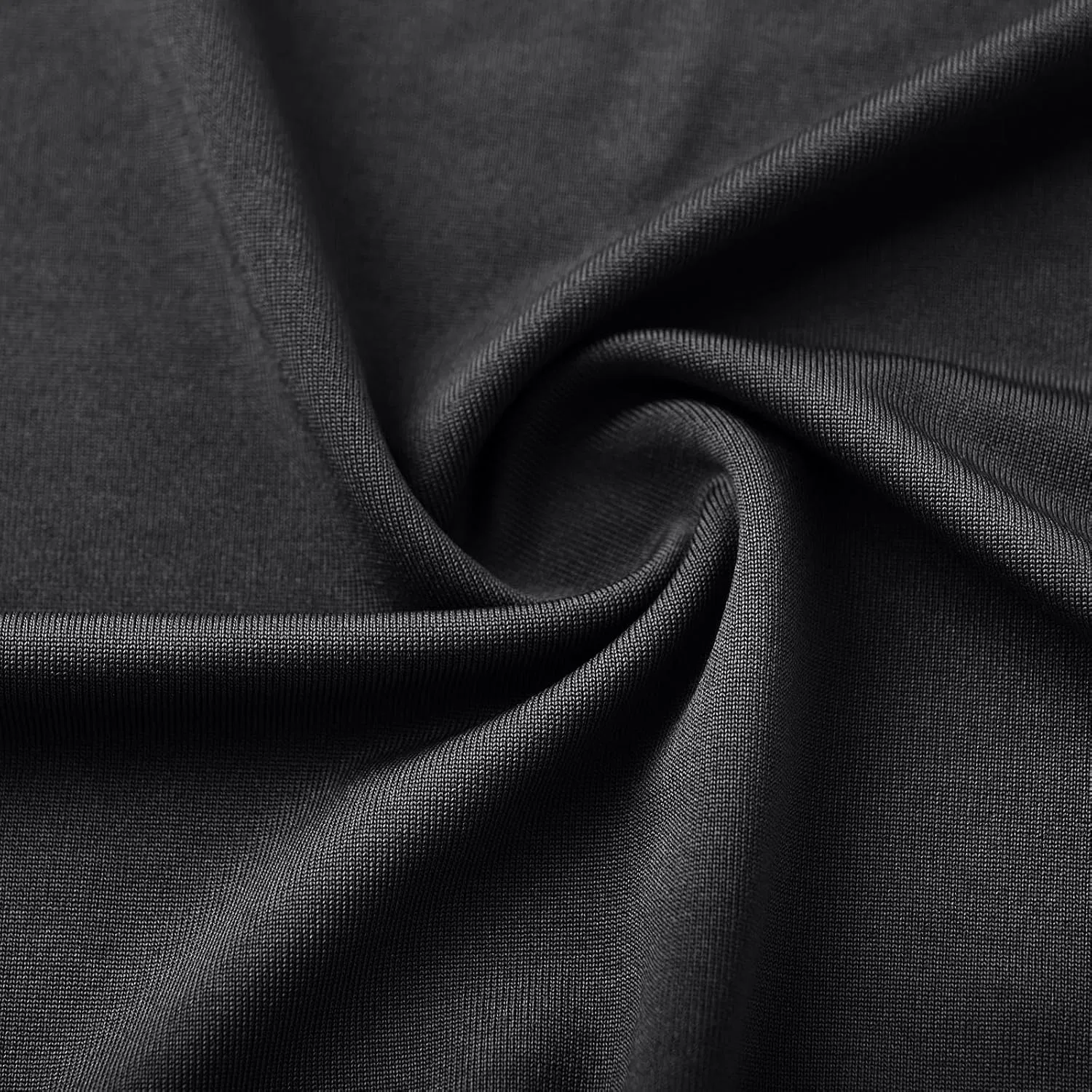 Мужская компрессионная футболка с круглым вырезом Quick Dry, Black — фото 3