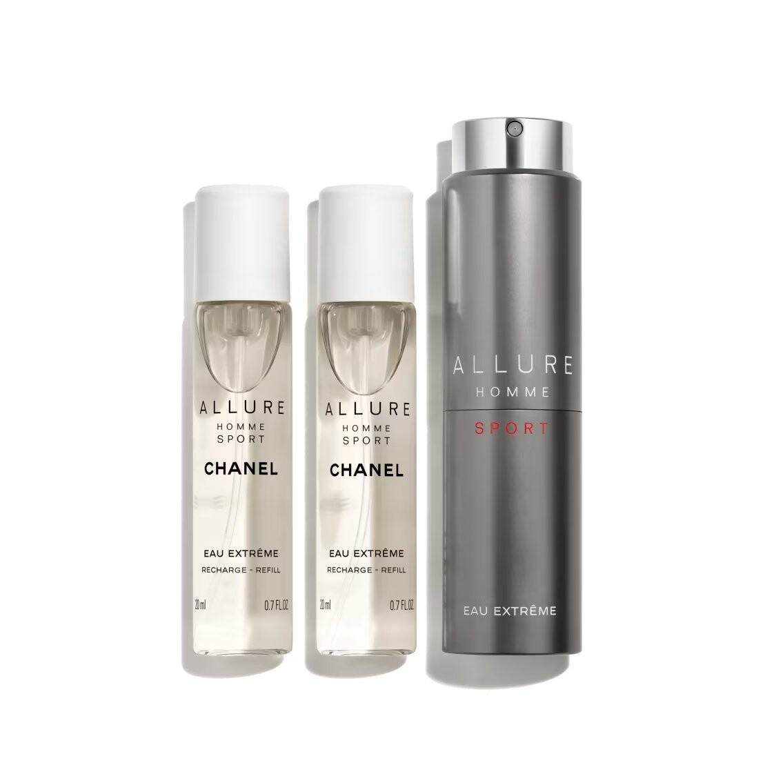 

Парфюмерная вода с возможностью смены блока Chanel Allure Homme Sport Eau Extreme, 3x20 мл